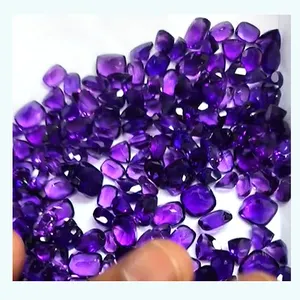 265件天然紫水晶5-9毫米长棍面包万亿平方切割316 cts批次Iroc销售高品质珠宝宽松宝石