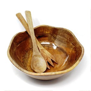 New Model Accessories Acacia <b>Salad</b> <b>Server</b> Set Eco-Friendly Dishwasher Safe <b>Salad</b> Tools Home Kitchen Made in India - Product Image 5