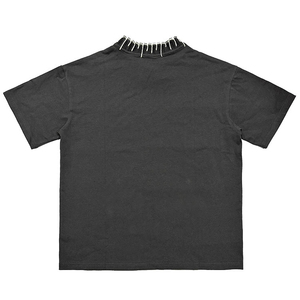 Camiseta Oversize de Punto con Estampado Personalizado, 180 g/m², Algodón Grueso, Estilo Urbano, Manga Corta para Hombre, Nueva Llegada - Product Image 5