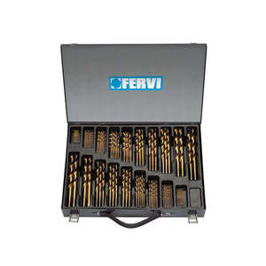 Juego de brocas de acero de alta velocidad con vástago hexagonal de 6 mm, puntas cilíndricas rectificadas, acabado con revestimiento, serie de brocas de centrado - Product Image 1