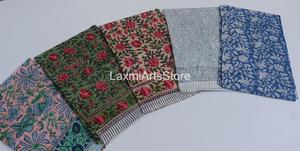 Juego de Bufandas Largas y Ligeras de Algodón Ecológico con Estampado Digital, Estolas con Diseño Floral Indio (22x72) - Product Image 3