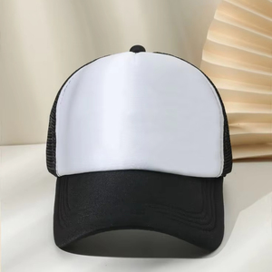 หมวกทรูเกอร์สำหรับผู้ชายหมวกตาข่ายสำหรับใส่ได้ทั้งชายและหญิงหมวกแก๊ปผ้าแคนวาสแบบขอบโค้ง5แผง - Product Image 5