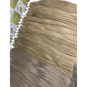 Color claro 22 ''Extensiones de cabello Remy humano crudo Alta calidad Rizado a granel Cutícula alineada Vietnamita Gran stock Best Seller - Product Image 3