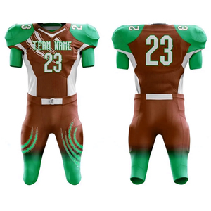 Uniformes de Fútbol Americano Personalizados Reversibles al por Mayor, Camisetas de Fútbol de Poliéster Estampadas en Rojo y Negro - Product Image 1