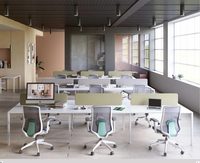 Chaise de bureau professionnelle en maille avec accoudoirs 3D, pivotante et robuste, conforme aux normes ANSI/BIFMA X5.1-2017 et EN 1335, pour projets de bureau