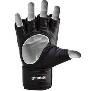 Guantes de MMA hechos de cuero genuino Guantes de desgaste de entrenamiento y lucha de repuesto de MMA acolchados de alta calidad a la venta a bajo precio - Product Image 6