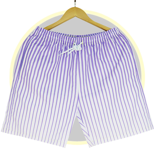 Short de bain personnalisé pour hommes Design fendu Vêtements de plage à séchage rapide imprimé désert et céleste Short d'été en polyester avec taille élastique - Product Image 3