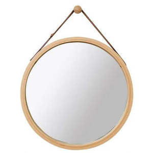 Lather and Corrugated Galvanized Bathroom <b>Mirror</b> Frame - Product Image 6