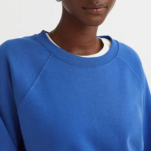 Sweat-shirt pour femme de style col rond à épaules tombantes, impression personnalisée, sweat-shirt pour femme, service OEM - Product Image 5