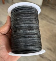 TALI KULIT SAPI ALAMI HITAM COKLAT BERKUALITAS TINGGI 4mm 5mm DARI EXCEL EXPORTS