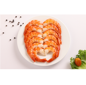 Cuerpo cocido congelado de camarón tigre negro pelado con cabeza y cola en embalaje de caja de vida útil de 24 meses IQF - Product Image 1