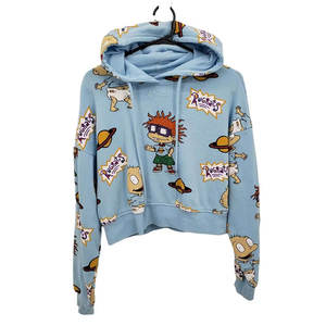 Low MOQ Factory Supply <b>Women</b> Crop Top Hoodie Adjustable Premium Quality Full Sleeve <b>Women</b> Crop Top Hoodie - Product Image 1