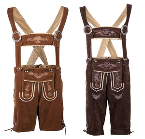 Luxury <b>Mens</b> Bavarian <b>Shorts</b> Oktoberfest Party Pants <b>Mens</b> Leather Bavarian <b>Shorts</b> Traditional <b>Festival</b> Outfit - Product Image 4