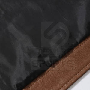 Vente directe usine Nouvelle Arrivée Blouson en cuir pour homme à manches longues Col montant Logo personnalisé Vente en gros Blouson d'hiver - Product Image 5