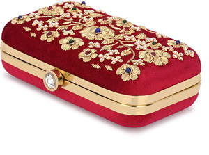 Bolsos de Mano Hechos a Mano con Cuentas de Cristal y Pedrería Multicolor, Bordados, Modernos, Personalizados, Unisex, para Bodas, Fiestas, Diseño Floral - Product Image 4