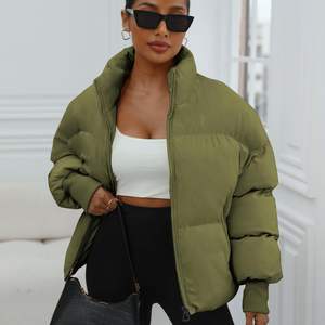 Veste bouffante à capuche automne/hiver pour femmes de haute qualité avec logo personnalisable Design matelassé prix de gros Service OEM - Product Image 1