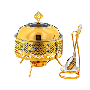 ถาดอุ่นอาหารทำจากสแตนเลสสำหรับโรงแรมบุฟเฟต์ - Product Image 4