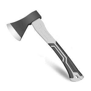 High Carbon Steel Axe Durable Wood Cutting Hatchet with Polished Head and <b>Plastic</b> Handle Industrial Grade - Product Image 2