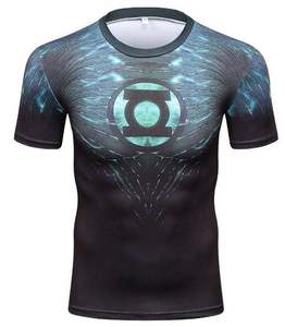 Protector de sarpullido de manga corta para hombre, diseño de logotipo personalizado, transpirable, de la mejor calidad, venta al por mayor - Product Image 2