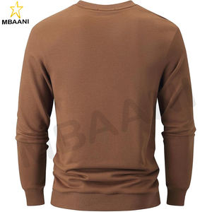 Sudadera de Cuello Redondo para Hombre - Jersey Básico de Manga Larga para Uso Casual y Deportivo - Product Image 2
