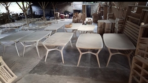 Meubles de salle à manger modernes de luxe pour la maison Table à manger rectangulaire personnalisée 6 chaises Plateau en bois de teck massif de 3 cm pour la cuisine - Product Image 5