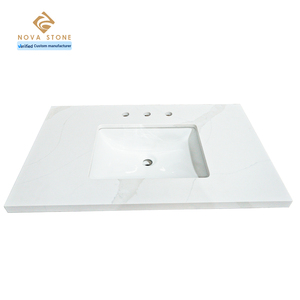 Nv838 thạch anh Vanity phòng tắm hàng đầu Countertop cũng-Đóng gói về thời gian giao hàng nhiều lớp Độ dày Vanity hàng đầu Việt Nam nhà cung cấp - Product Image 1