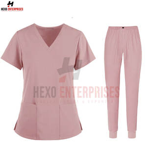 L'uniforme de gommage de soins infirmiers respirables anti-rides pour femmes - Product Image 3