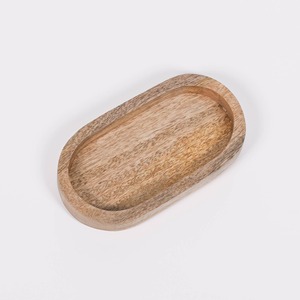 Bandeja de madera de mango hecha en la India Fábrica al por mayor Fabricante y exportador Vajilla Bandeja decorativa de madera de acacia para servir - Product Image 1