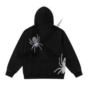 Venta al por mayor 420 GSM 3D puff cropped HOODIE hombres de alta calidad personalizado peso pesado impresión HOODIE - Product Image 3