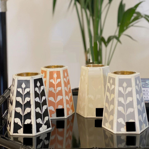 Bandeja con incrustación de perla madre para quemador de Bakhoor, caja acrílica de Bakhoor, hermosa incrustación de hueso, nuevo colección de 2023 - Product Image 1