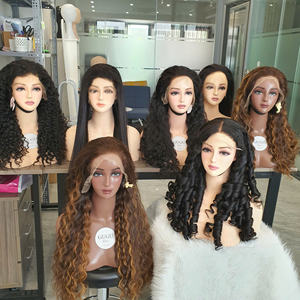 Peluca de cabello humano virgen 100% vietnamita hinchable onda profunda rizada 4x4 13x4 HD para pelucas prearrancadas - Product Image 5