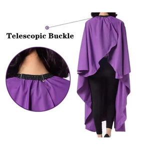 Capa de Peluquería Ligera de Poliéster a Rayas, Cómoda, Ecológica, Resistente al Agua, Personalizable, Precios al por Mayor - Product Image 4