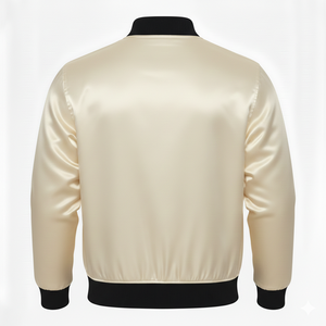 Chaqueta Larga con Capucha Estilo Universitario de Lona a la Moda |   Parches de Chenilla Personalizados |   Chaqueta Impermeable con Forro Polar para Hombre - Product Image 2