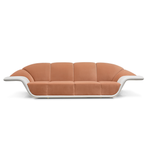 KLAUDE European Style Convertible Sectional <b>Sofa</b> Velvet Material Living Room Furniture <b>Sponge</b> Filling <b>for</b> Indoor Home Apartment - Product Image 1