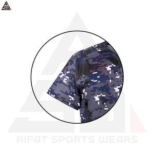 Ventes en gros d'ensembles d'uniformes de baseball unisexes pour adultes de haute qualité, respirants, 100% polyester, imprimés, col rond, 240g, kits de maillots de sport - Product Image 6
