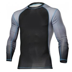 Short de surf en spandex à sublimation personnalisée en gros concevez vos propres chemises de compression à manches longues MMA Bjj Rash Guard - Product Image 6