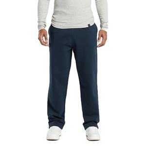 Pantalons de survêtement décontractés d'hiver pour hommes, mi-lourds, 100% coton, en laine, avec cordon de serrage, taille élastique, poches zippées, séchage rapide, respirant, écologique - Product Image 1
