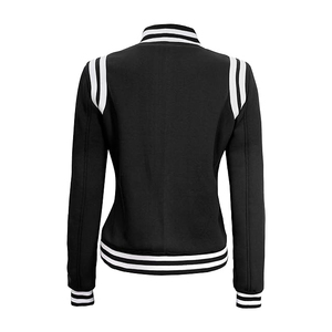Women's Winter/Autumn Custom Logo & Embroidery Varsity Jacket with Cotton Filling - Product Image 4