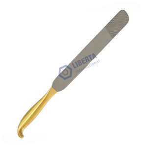 Spatule mammaire allemande de haute qualité de 12 1/2 \ "(31.5cm) en acier inoxydable Instrument chirurgical manuel à lame dentelée semi-malléable - Product Image 2
