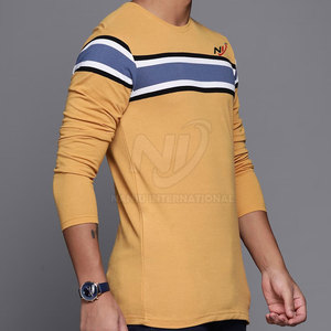 Camiseta de manga larga para hombre a precio bajo con logotipo personalizado al por mayor, camisetas de manga larga para hombre - Product Image 5