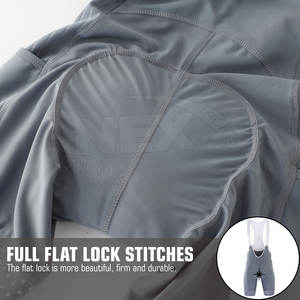 Pantalones cortos ligeros y cómodos con pechera, pantalones cortos con pechera para ciclismo de marca blanca, pantalones cortos con pechera para ciclismo - Product Image 5