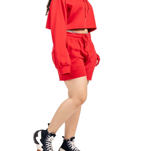 Nouvelle Collection Printemps-Été : Short Femme en Coton et Lin, Coupe Ample Taille Haute, Jambe Large, Léger et Décontracté - Product Image 2