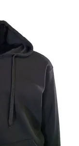 Sweat à capuche personnalisable pour un usage polyvalent Sweat à capuche gris prêt pour l'extérieur avec un design épuré Sweat à capuche personnalisé et élégant sans effort - Product Image 2