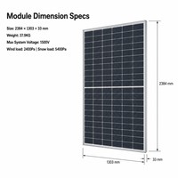 Module solaire Tongwei TWMHF-66HD 715W-725W N-Type TOPCon bifacial à double vitrage demi-cellule