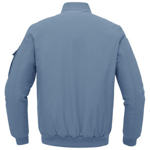 Baseball Satin Streetwear Grande Taille Manteaux Logo Brodé Coupe-Vent Hip Hop Lâche Manteau Hommes Casual Zipper Veste Pour Hommes - Product Image 6