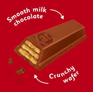 KitKat พรีเมี่ยม4นิ้วช็อกโกแลตนม & ทองบาร์ KitKat สัญลักษณ์3แพ็คช็อกโกแลตกล่องหลาย45กรัม - Product Image 3