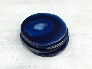 ชุดที่รองแก้วอาเกตสีฟ้าขัดเงาดีไซน์เป็นเอกลักษณ์สำหรับงานแต่งงานที่บ้านและโอกาสพิเศษในราคาไม่แพง - Product Image 5