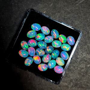 Incroyable cabochon d'opale de qualité supérieure de forme ovale opale éthiopienne naturelle multi feu prix de gros prêt à expédier pierre naturelle - Product Image 3