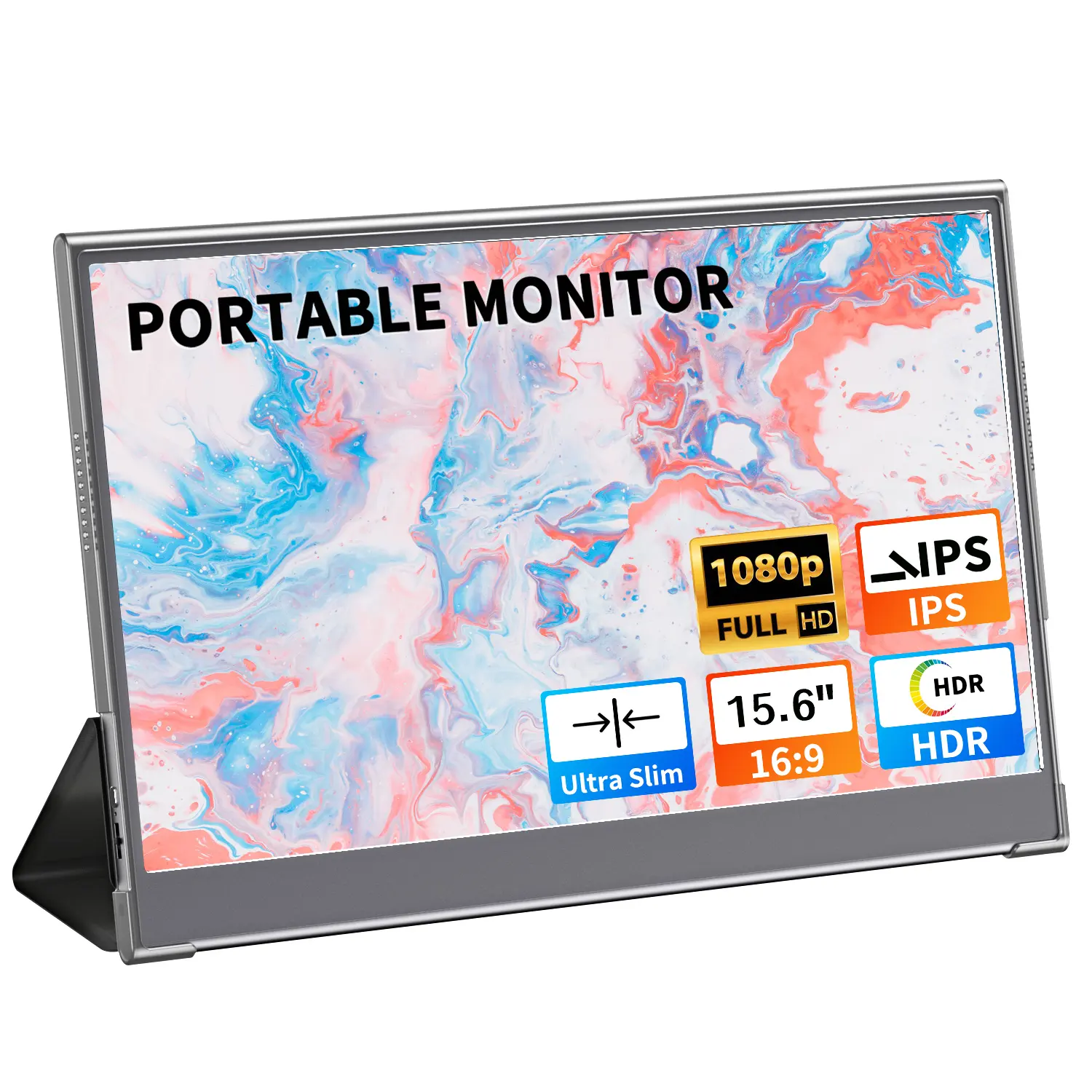 15.6 inch monitor 1080p screen type c double 3ms response ips portable gaming monitors 4k