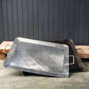 Plateau de service polyvalent en acier inoxydable alliant durabilité et sophistication pour une utilisation quotidienne et des événements spéciaux - Product Image 3